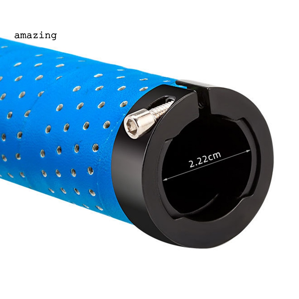 1 Bộ Vỏ Bọc Tay Lái Xe Đạp Chống Sốc / Mưa / Trượt Có Lỗ Cắm Thoáng Khí