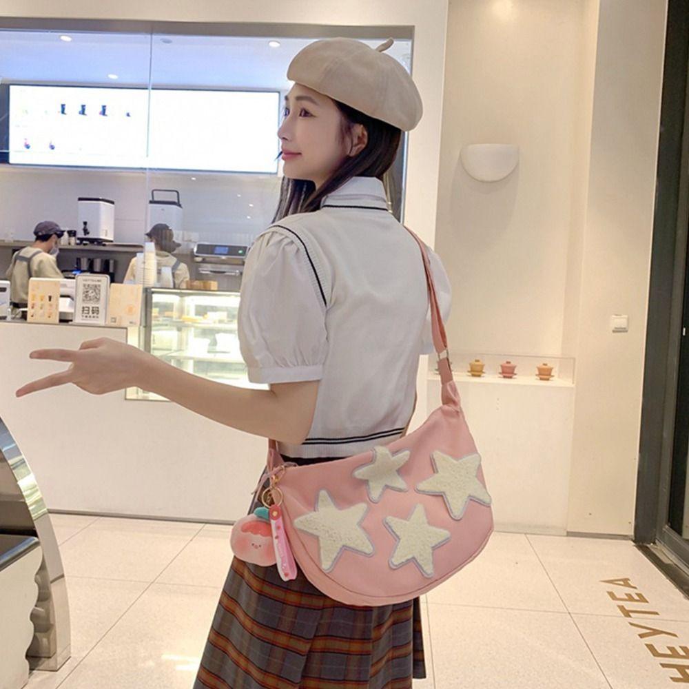 Túi Đeo Chéo Vai Bằng Nylon Chống Nước Dành Cho Nữ