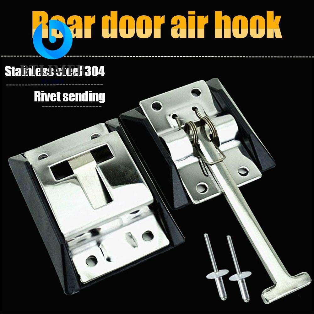 Btlimer Móc Treo Đồ Bằng Thép Không Gỉ Gắn Cửa Xe Hơi Kèm Đinh Tán