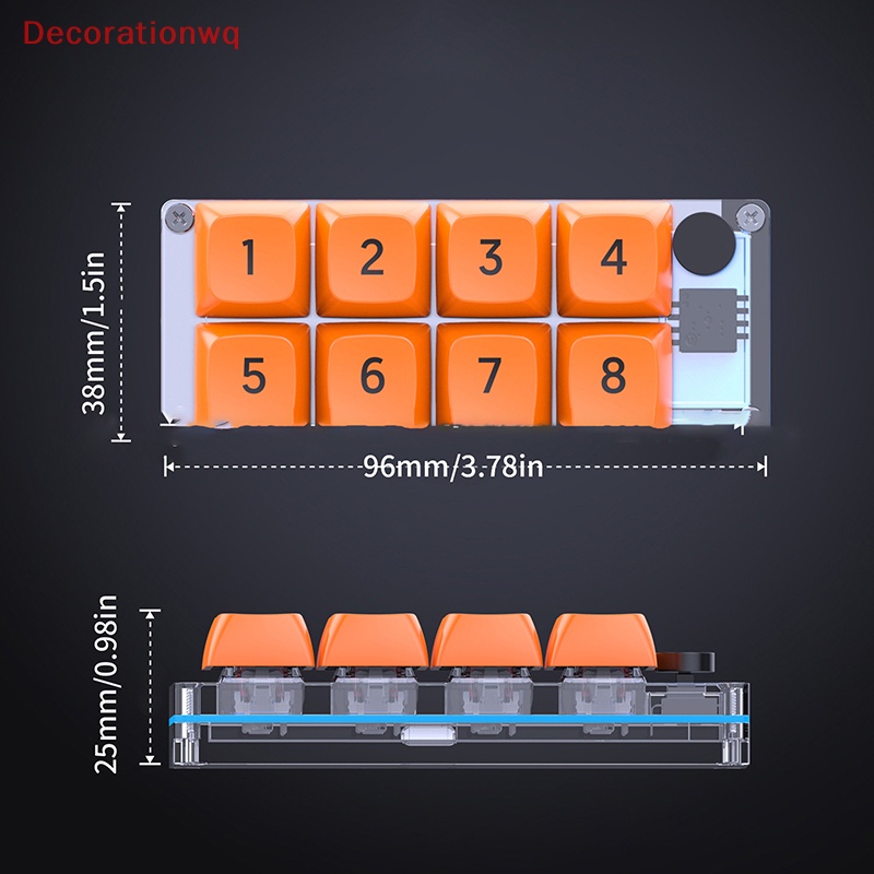 Combo 1 Bộ Bàn Phím Số 8 Nút Bấm Dùng Trang Trí Mới