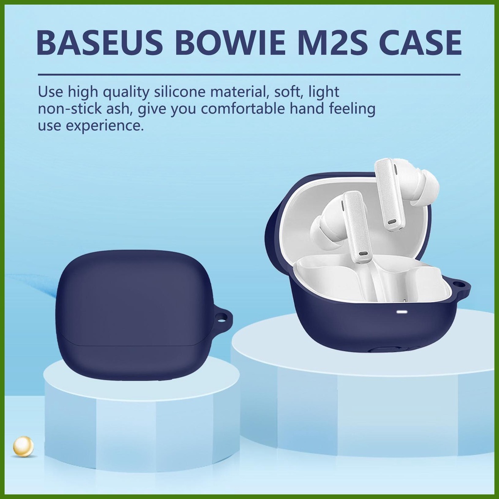 Hộp Đựng Tai Nghe Bằng Silicone Chống Va Đập Chống Rơi Chobaseus Bowie M2s