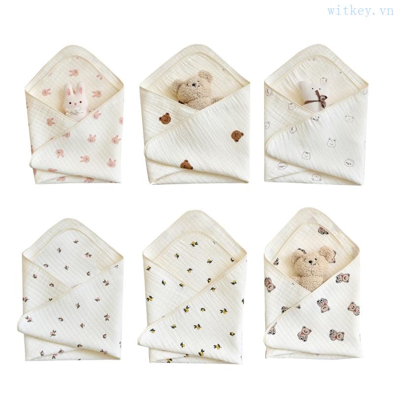 Chăn Quấn Bé Sơ Sinh Nhiều Họa Tiết Dễ Thương