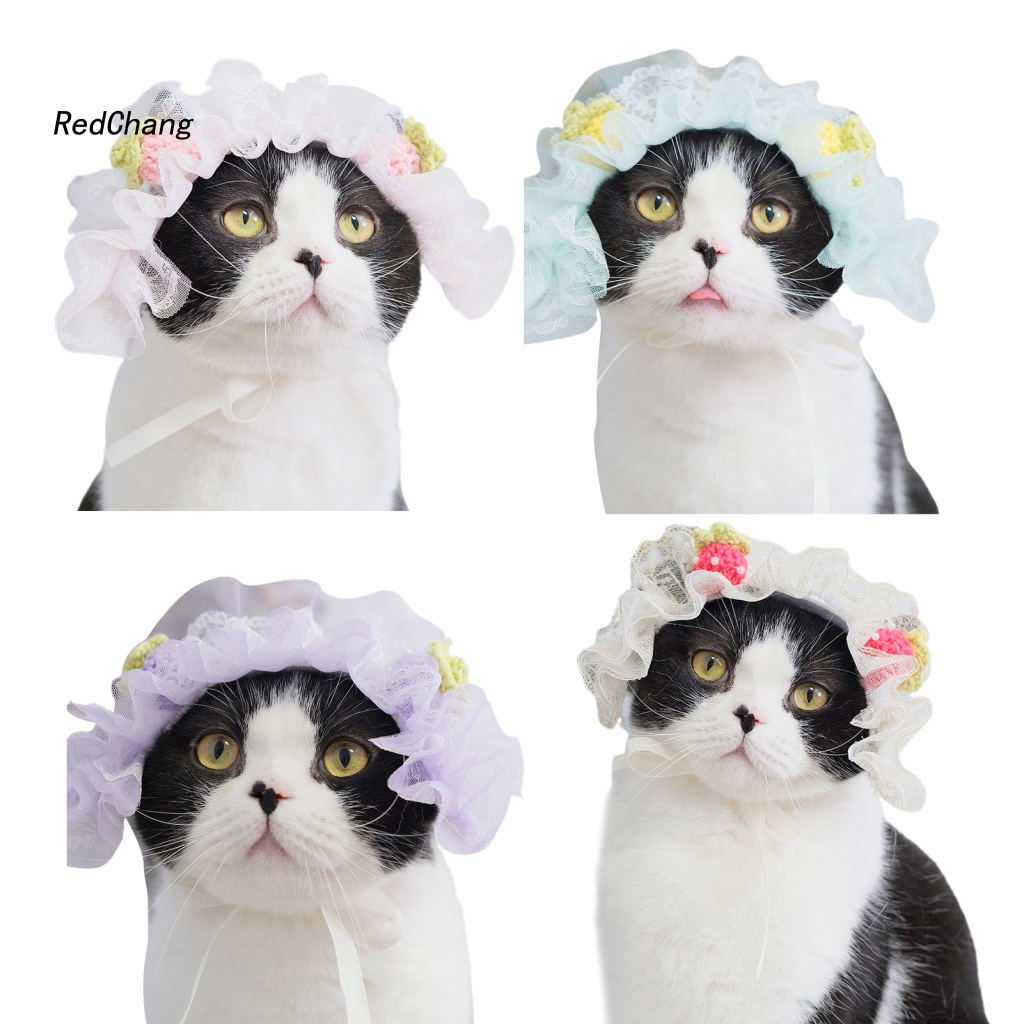 Rc ~ Băng Đô Công Chúa Bằng Cotton Quyến Rũ Dễ Mặc Cho Thú Cưng