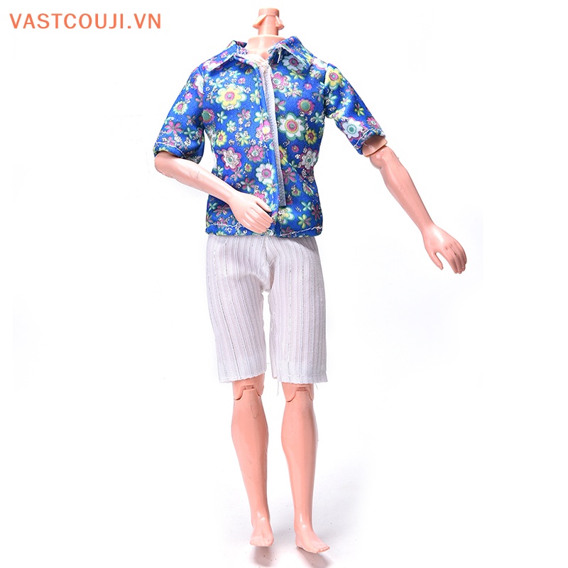 Bộ Đồ Họa Tiết Hoa Xinh Xắn Cho Búp Bê Ken