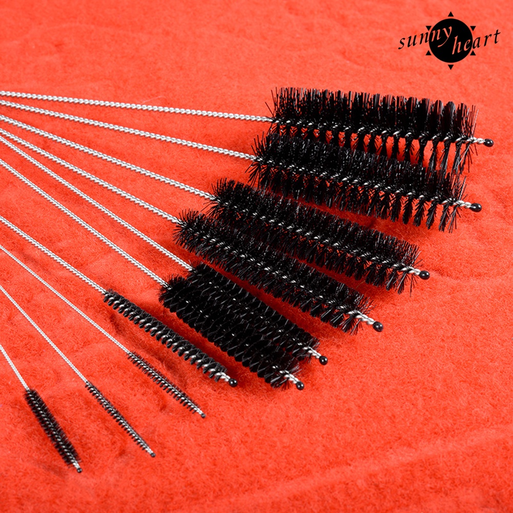 Set 10 Cọ Vệ Sinh Đa Năng Bằng Thép Không Gỉ Tiện Dụng