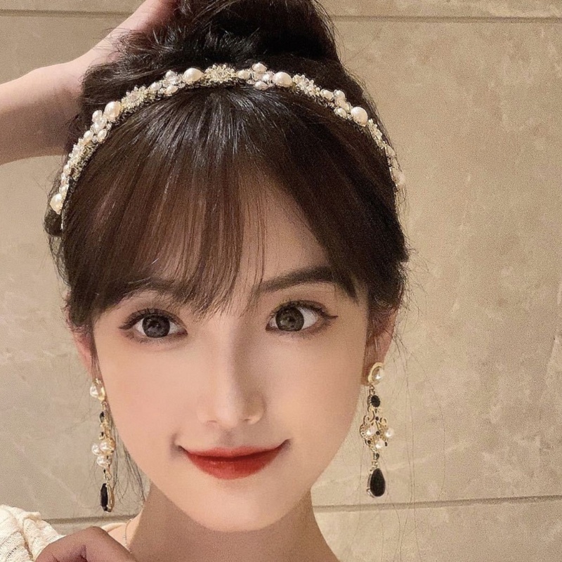 Băng Đô Cài Tóc Công Chúa Đính Đá Sang Trọng