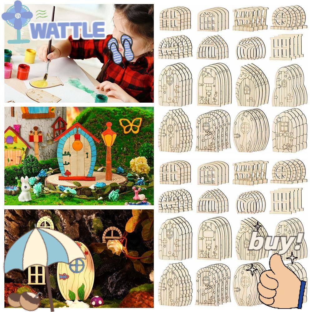 Bộ 48 / 64 Đồ trang trí Cửa Thần Tiên Mini Dùng Để Trang Trí Tiểu Cảnh