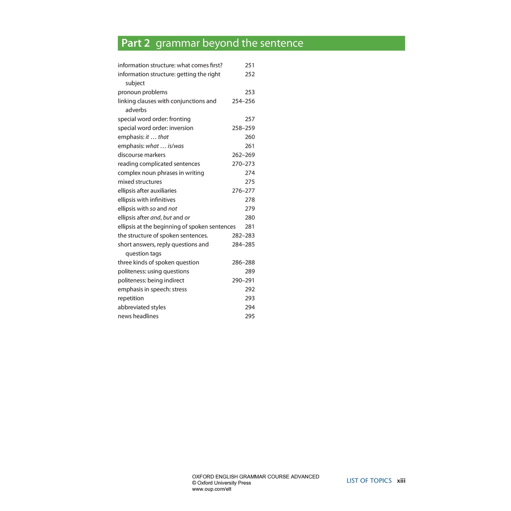 Oxford English Grammar Course: Advanced: With Key
