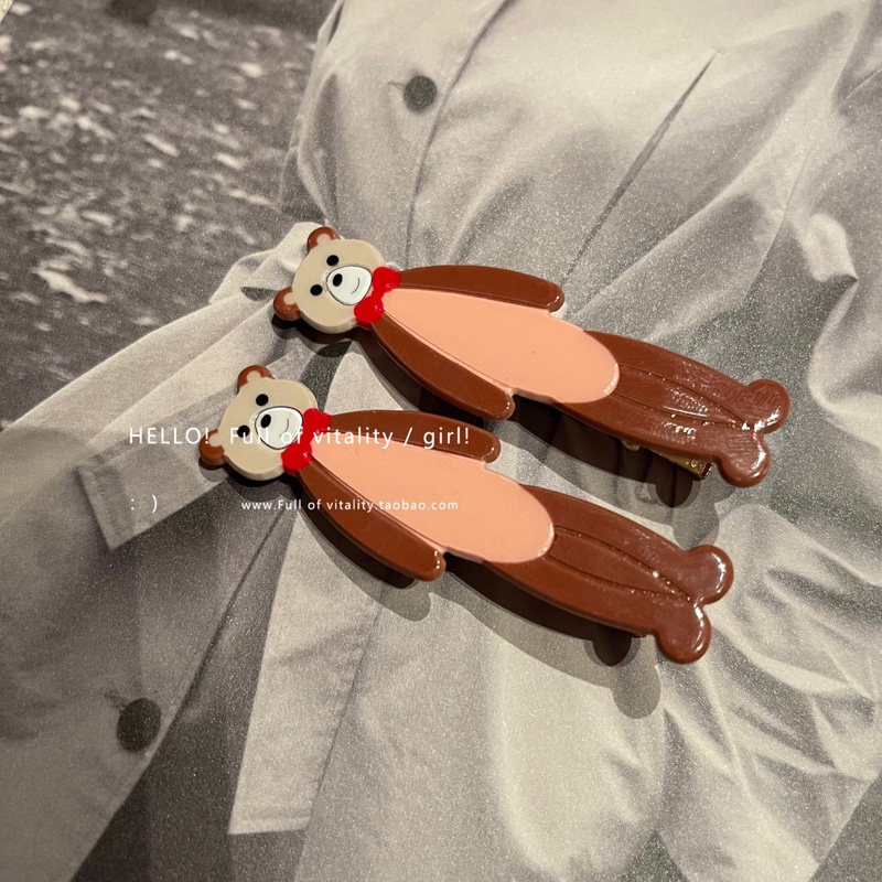 Kẹp Tóc Mỏ Vịt Họa Tiết Hoạt Hình Phong Cách Nhật Bản Ngọt Ngào Sáng Tạo Thời Trang Năm 2023