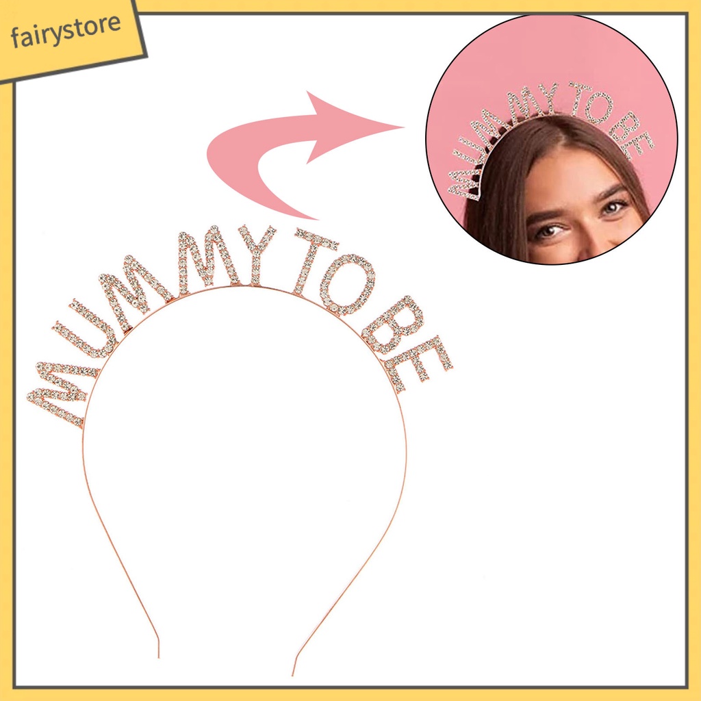 Băng Đô Cài Tóc Đính Đá Hình Vương Miện Gọn Nhẹ Lấp Lánh Thời Trang Cho Nữ