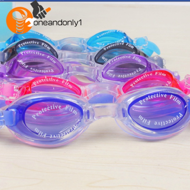 Kính Bơi Hd Chống Sương Mù Chống Thấm Nước Kèm Bịt Tai (Màu Sắc Ngẫu Nhiên)