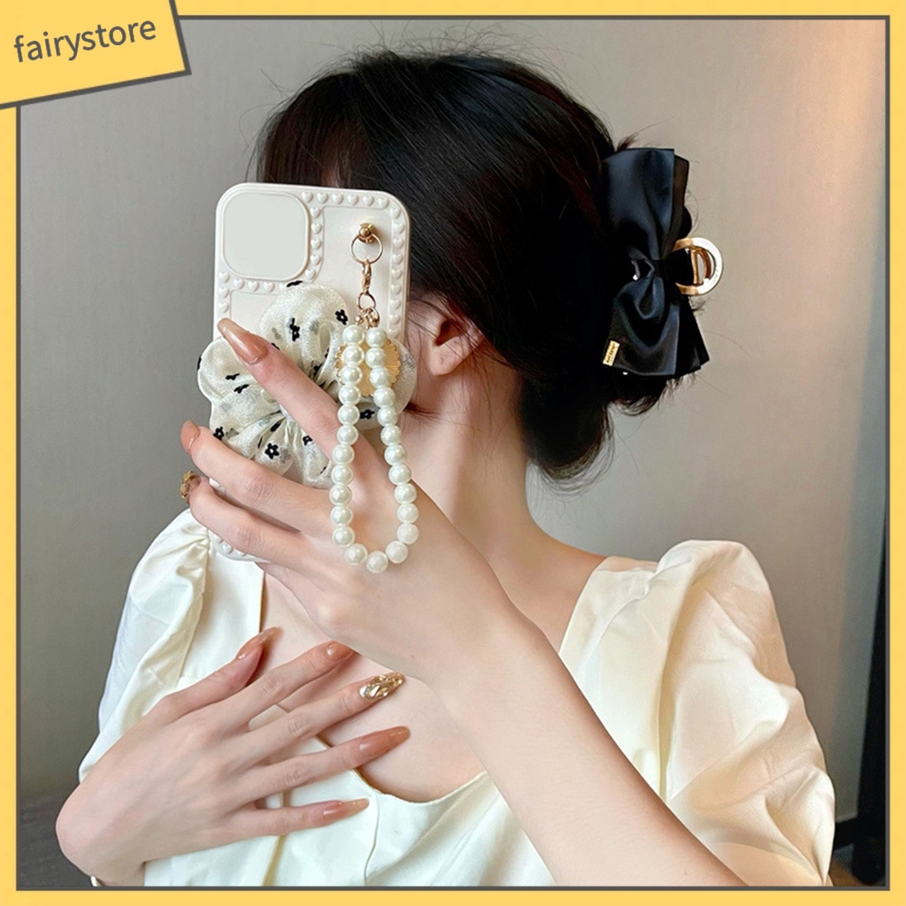 Kẹp Tóc Nơ Bằng Hợp Kim Mạ Vàng Chống Trượt Chống Mòn Kích Thước Lớn Thời Trang Mùa Hè Cho Nữ