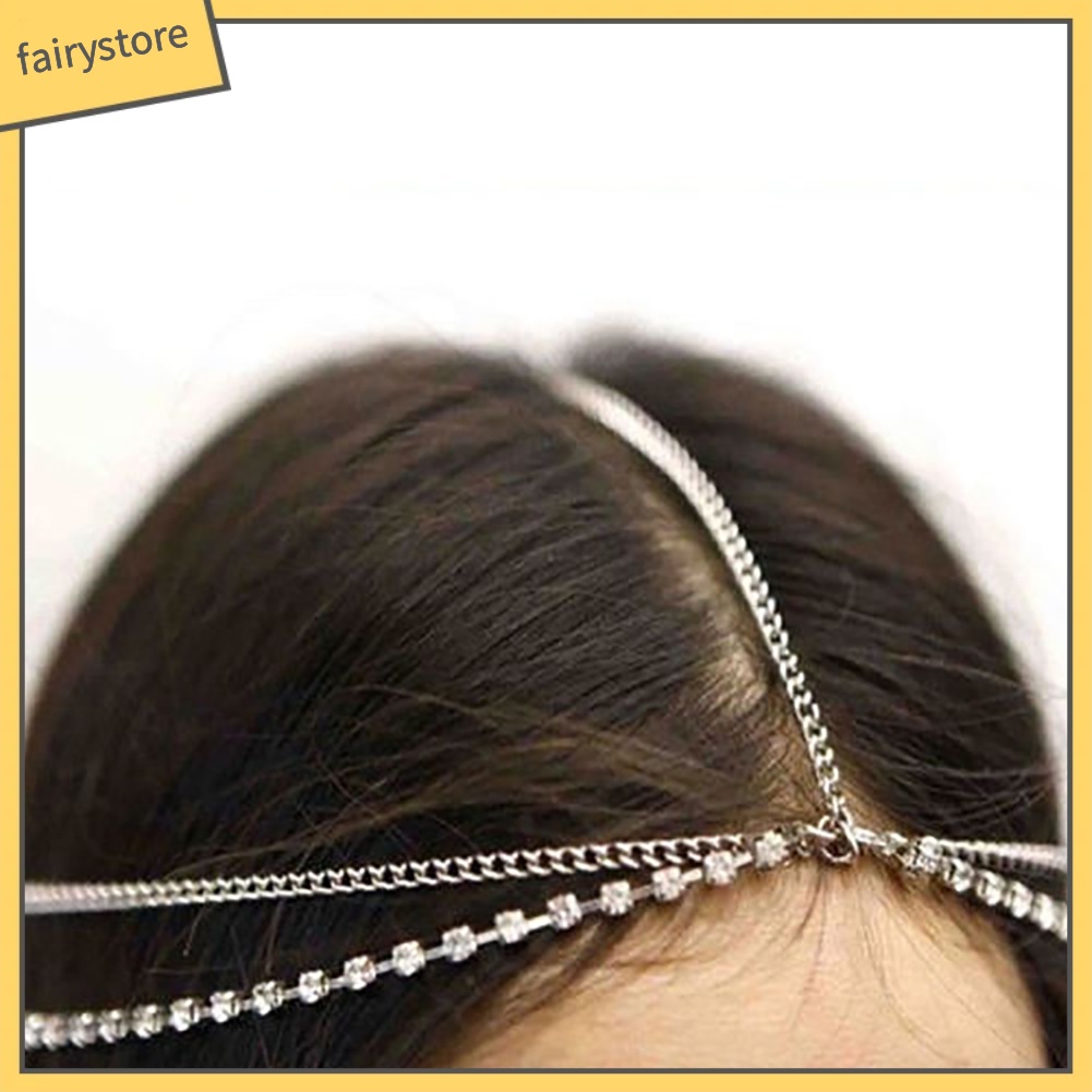 Dây Đeo Đầu Chuỗi Hạt Phong Cách Bohemia Cho Nữ