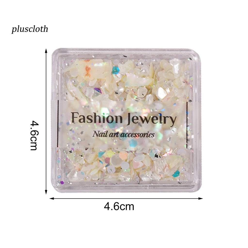 1 Hộp Sequin Lấp Lánh Siêu Mỏng Trang Trí Móng Nghệ Thuật DIY