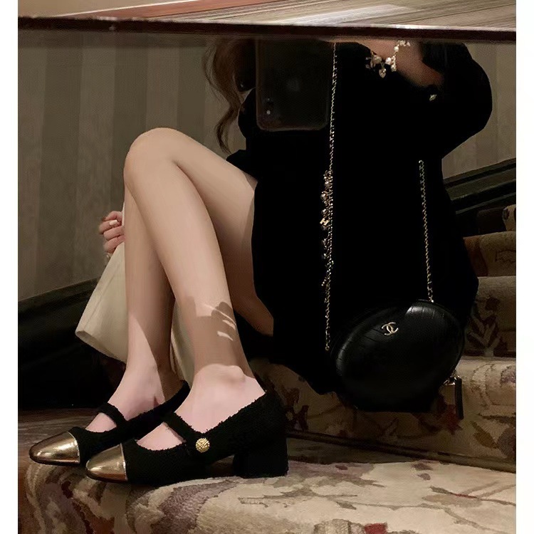 Giày Cao Gót Mũi Vuông Đế Mềm Thời Trang Dành Cho Nữ Giày sandal dáng slingback nữ