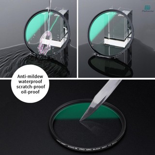 K&F CONCEPT Soft Focus Filter Diffusion Filters Black Mist 1/4 Waterproof Scratch-Resistant for DSLR camera Lens, 82mm Diameter