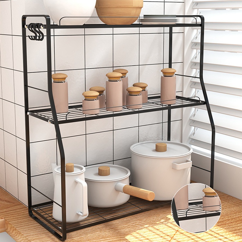 Giá Inox Dày Dặn Để Đồ Dùng Nhà Bếp Tiện Dụng