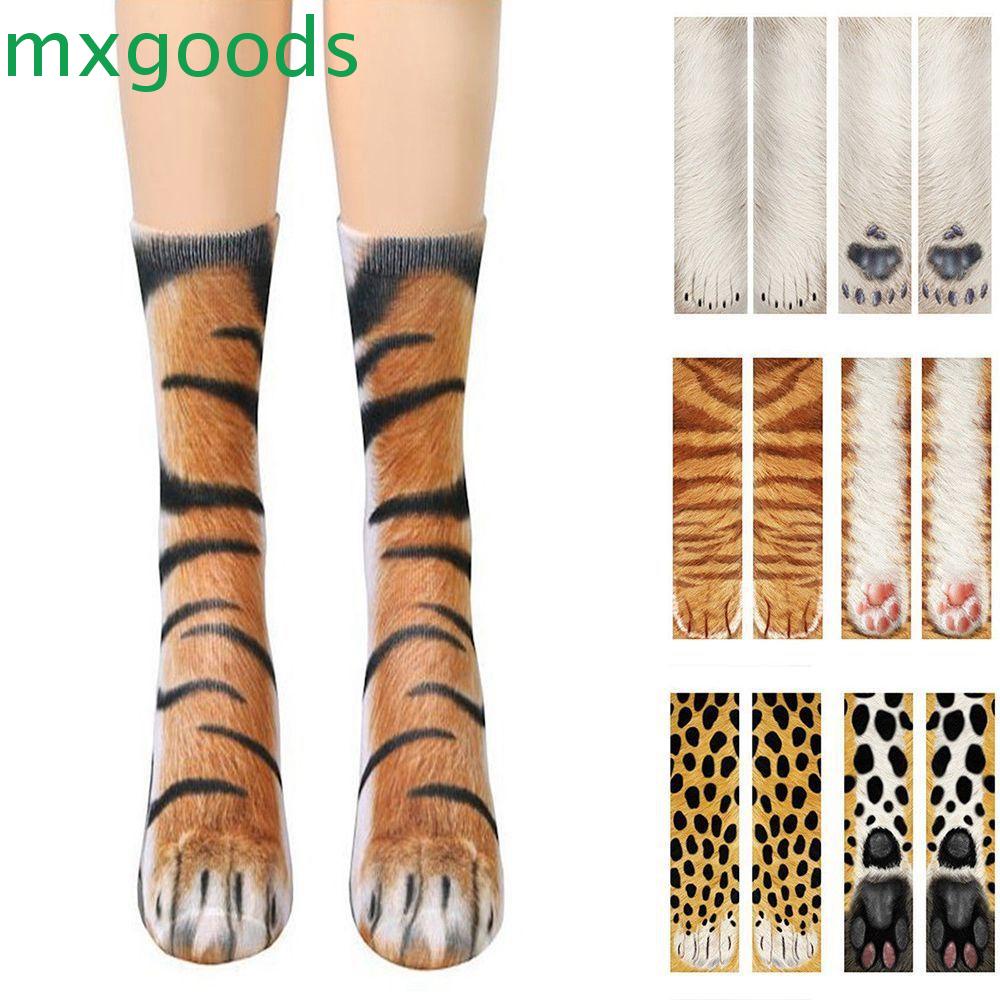 Vớ Cotton In Họa Tiết Mèo 3D Vui Nhộn Dành Cho Nữ