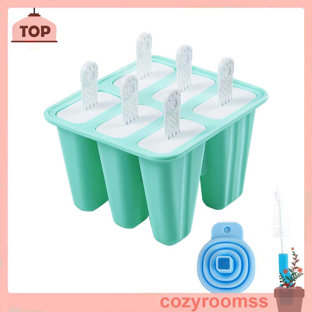 Khuôn Silicone Làm Kem Que DIY Tiện Dụng