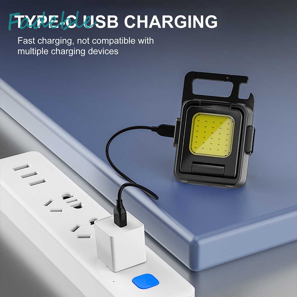 Móc Khóa Đèn LED Mini 7 Chế Độ 1000LM Tiện Dụng