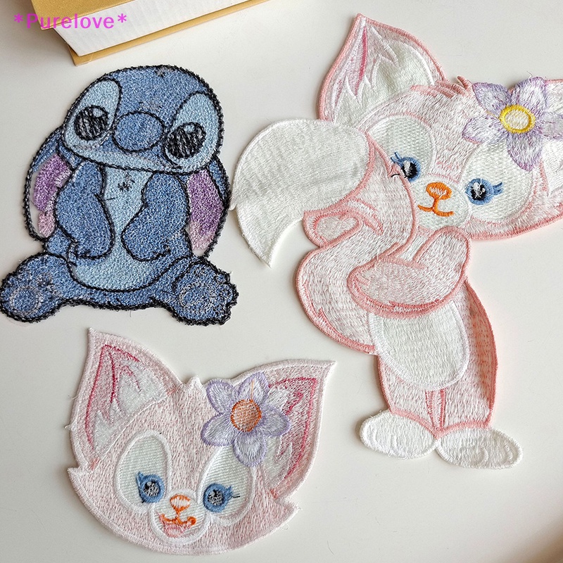 Miếng Vá Quần Áo Tự Dính Mềm Mại Thêu Họa Tiết Hoạt Hình Dễ Thương Mới