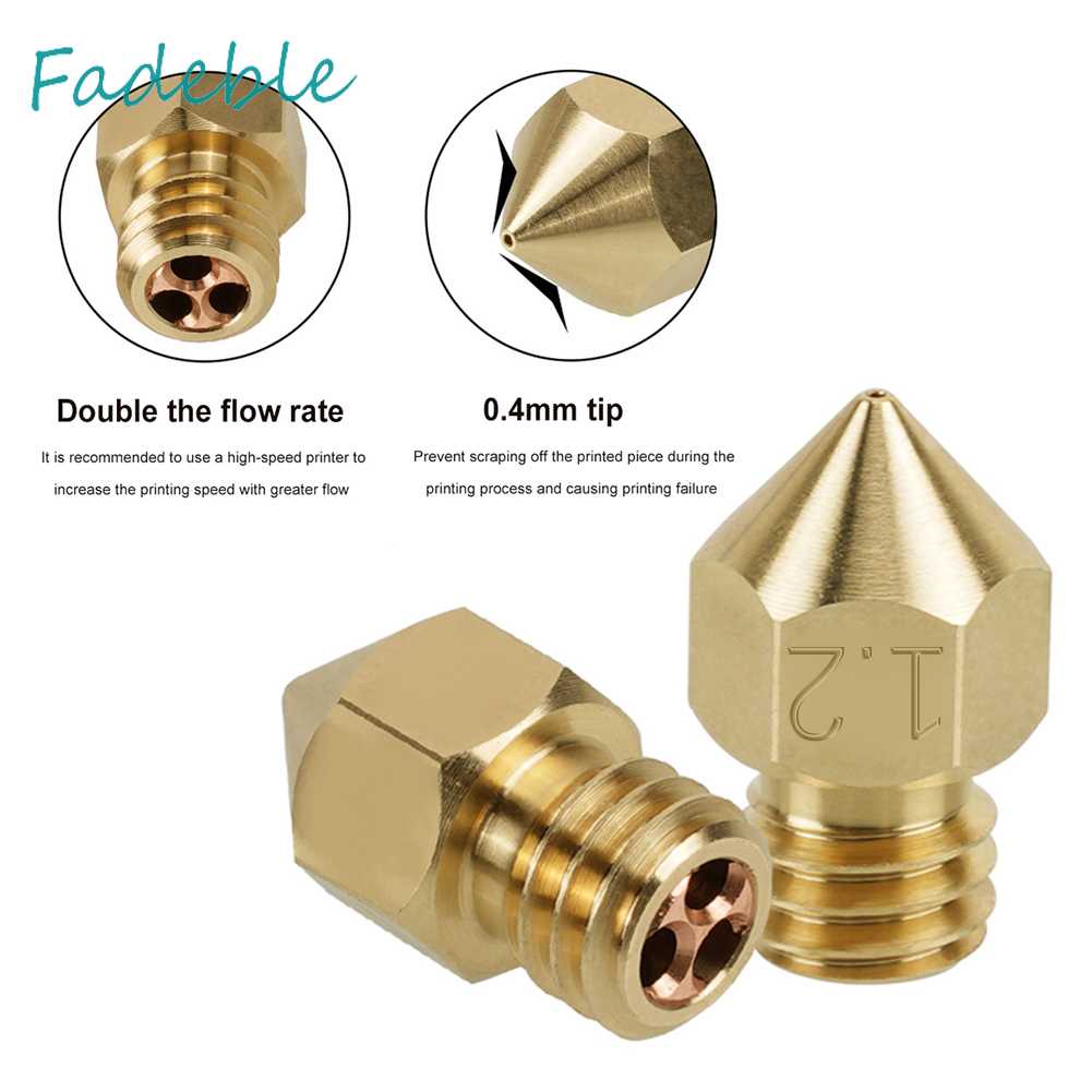 Vòi Phun Máy In 3D 0.4 / 0.6 / 0.8 / 1.0 / 1.2mm MK8