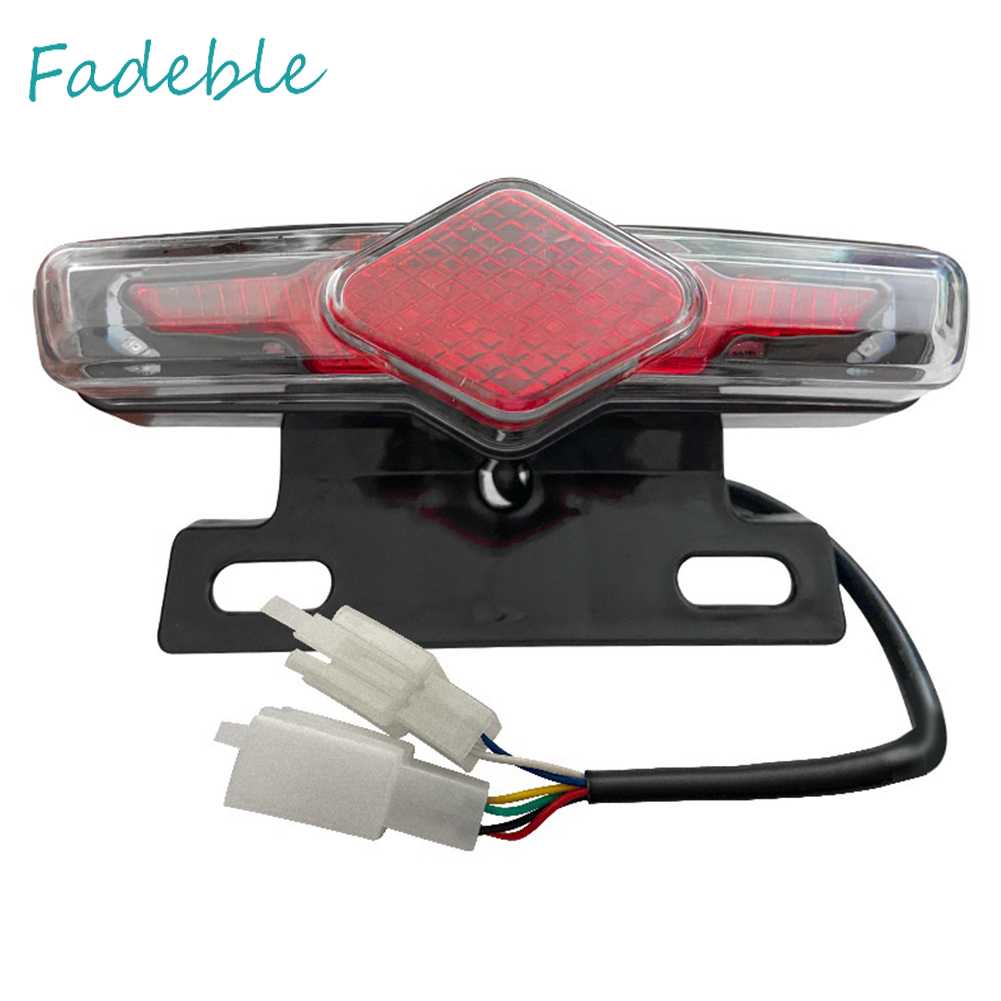 Đèn LED Xi Nhan 36-60V Chống Thấm Nước Gắn Đuôi Xe Đạp Điện