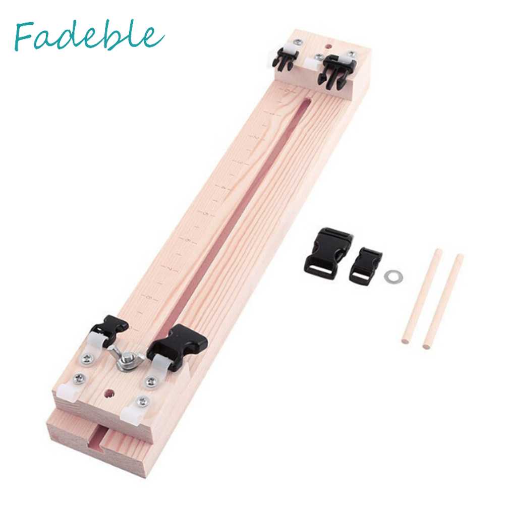 Bộ Dụng Cụ Dệt Vòng Đeo Tay Bằng Gỗ Có Thể Điều Chỉnh Độ Dài