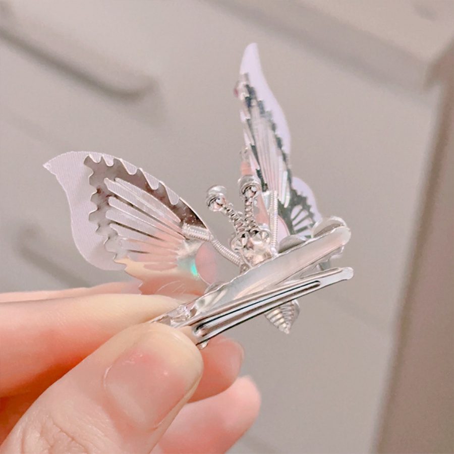 Kẹp Tóc Hình Bướm Đính Đá Dễ Thương Cho Nữ