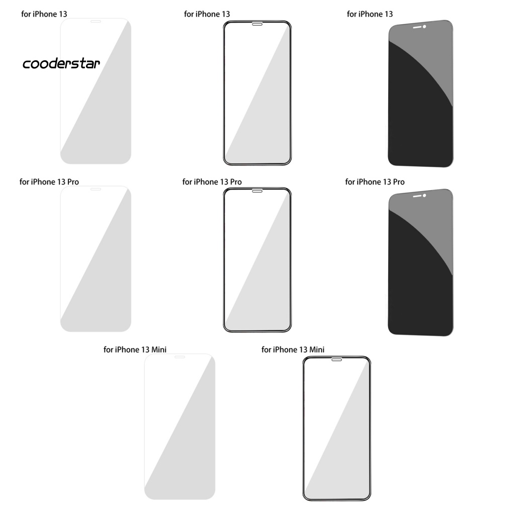 Kính Cường Lực Chống Bám Vân Tay Cho iPhone 14 13 Pro Plus Pro Max Mini
