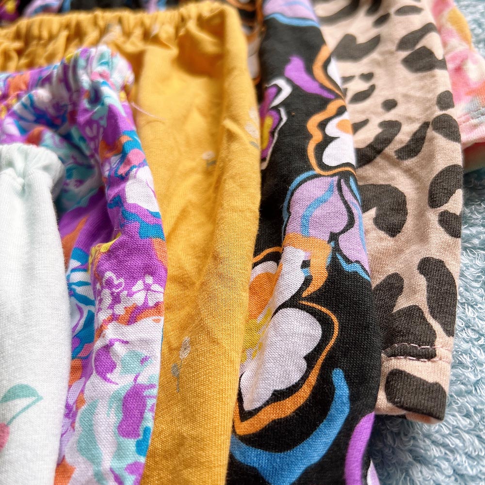 Quần đùi bé trai bé gái thun cotton co giãn nhiều họa tiết ngẫu nhiên MamLa ML175