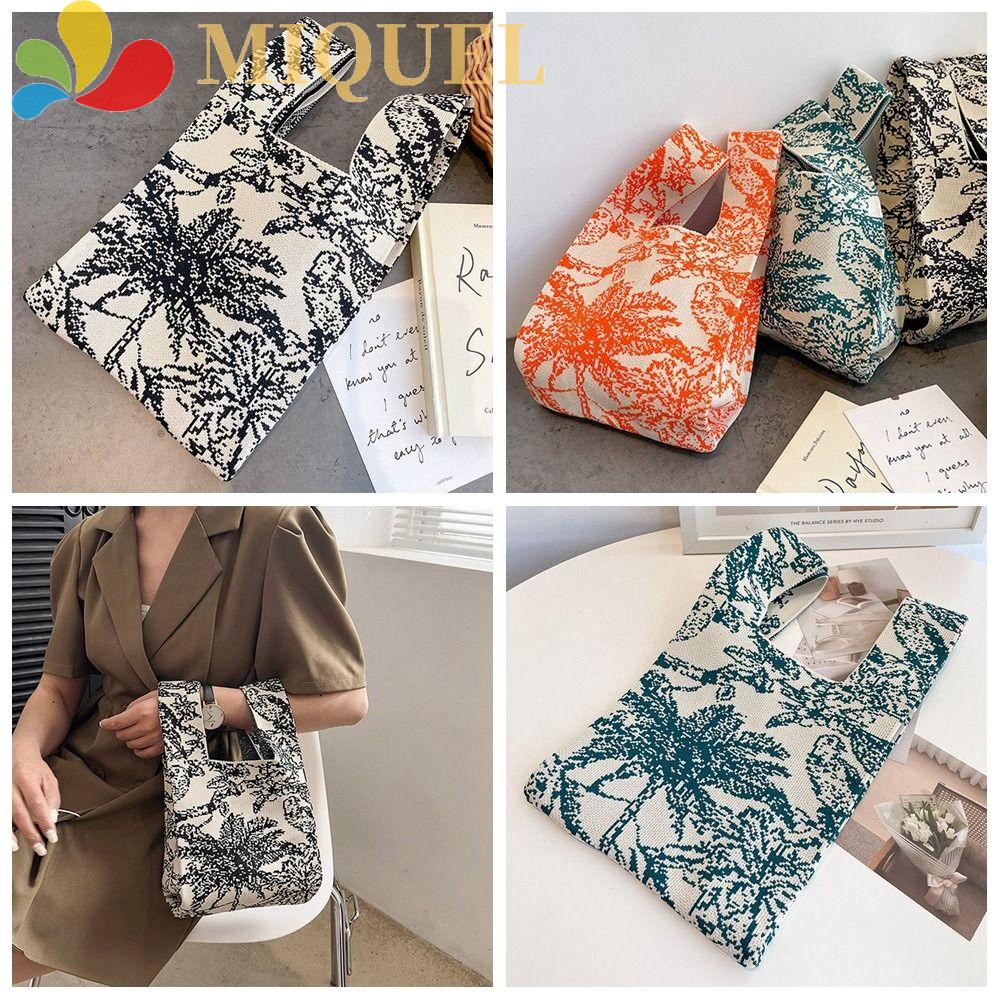 Túi Đựng Mỹ Phẩm / Son Môi / Đồ Trang Điểm Đeo Cổ Tay Dệt Kim Co Giãn Thanh Lịch Dành Cho Nữ