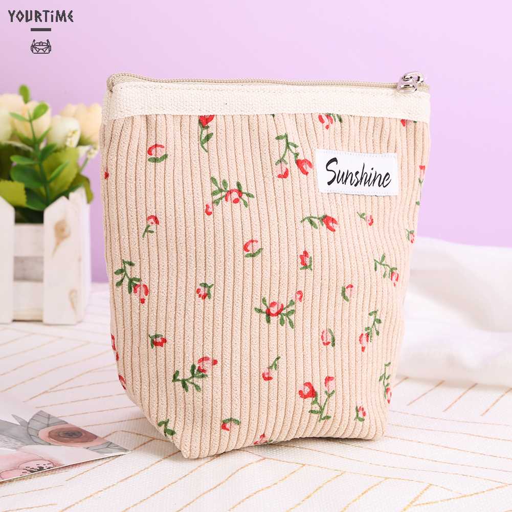 Túi Nhung Đựng Cọ Trang Điểm Gọn Nhẹ Cho Nữ