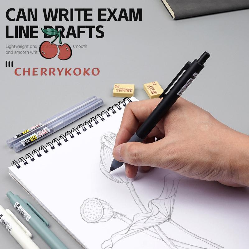 🍒🍒CHERRYKOKO Bút Chì Bấm 0.5mm Tự Động Tiện Lợi