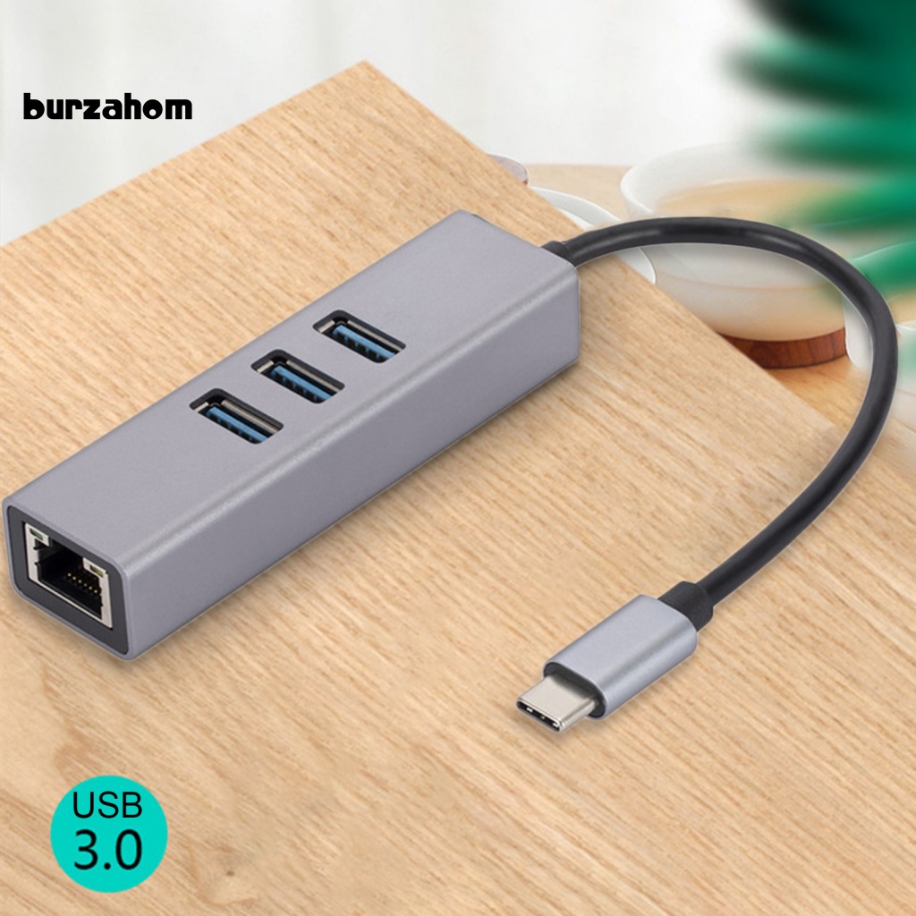 Cáp Chia Cổng Usb 3.0 Type-C Sang Rj45 Đa Năng Cho Máy Tính