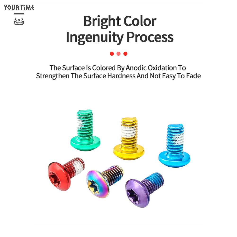 Bộ 12 Ốc Vít T25 M5x9mm Cho Đĩa Phanh Xe Đạp