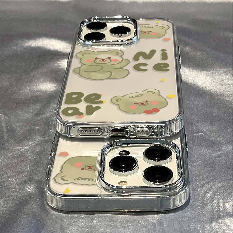 ✅Ốp Điện Thoại Mềm Chống Sốc In Hình Gấu Hoạt Hình Cho iPhone1214proplus13 Apple 118 max 7In Zl8