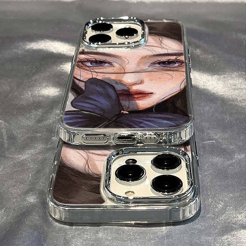 ✅Ốp Điện Thoại Dẻo Thiết Kế Đơn Giản Thời Trang Chống Sốc Cho iPhone12plus 14pro max / Beauty 8 7In Style 1113 G4D8