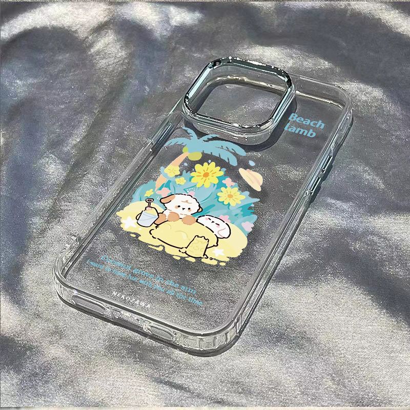 ✅Ốp Điện Thoại Mềm Chống Sốc Họa Tiết Bãi Biển Cho Iphone 14Pro Plus 813 12117 QL8J