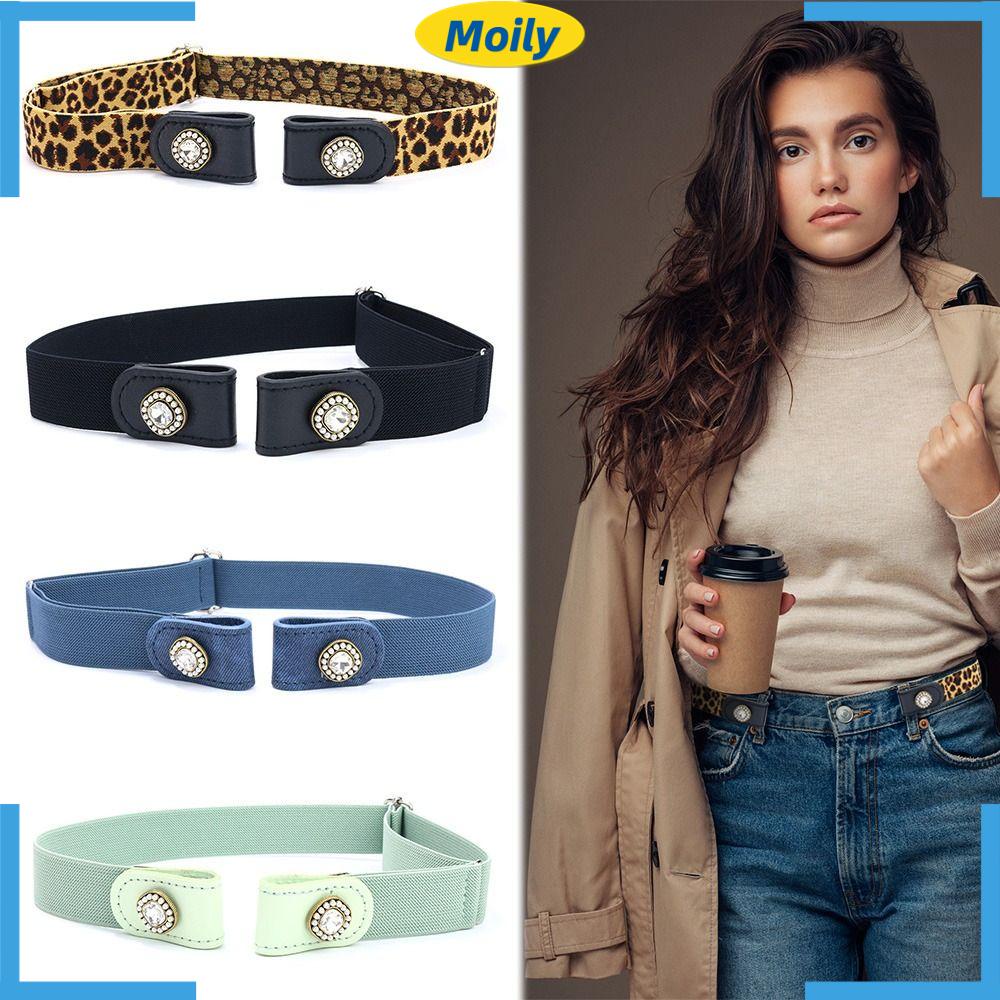 Thắt Lưng Unisex Có Khóa Co Giãn Thời Trang