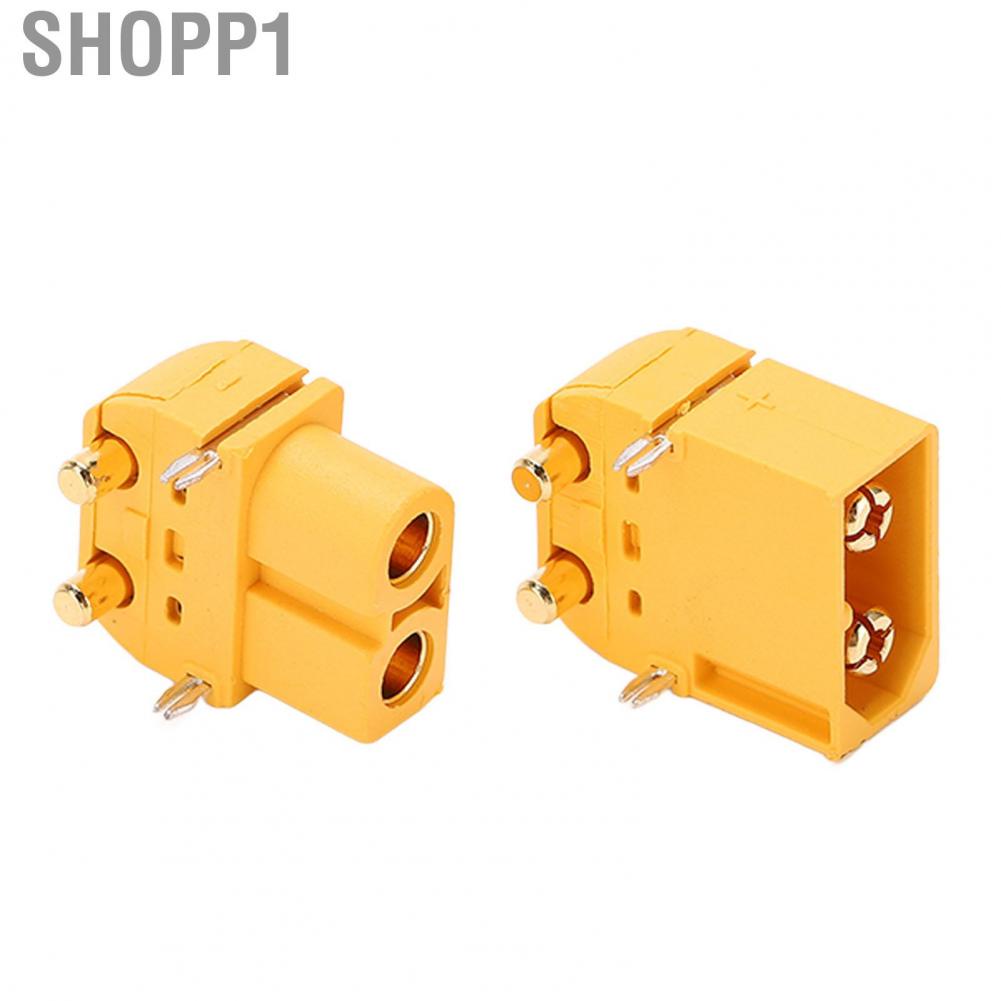 Shopp1 XT60PW Connector Plug  Easy Carry Long Service Life Gold Plated for RC Car Models Aircraft
