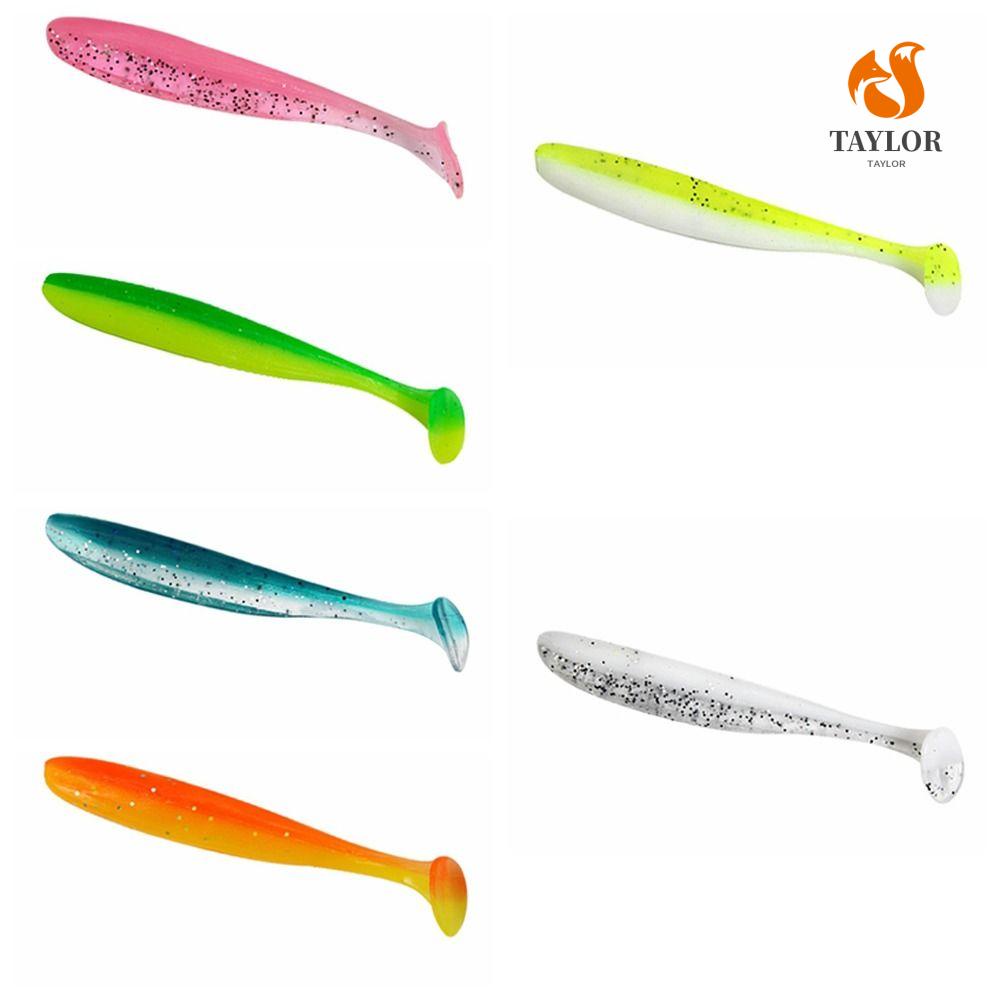 Set 10 Mồi Câu Cá Nhân Tạo Bằng Silicon Mềm Màu Đôi Tan Chảy Pesca 1