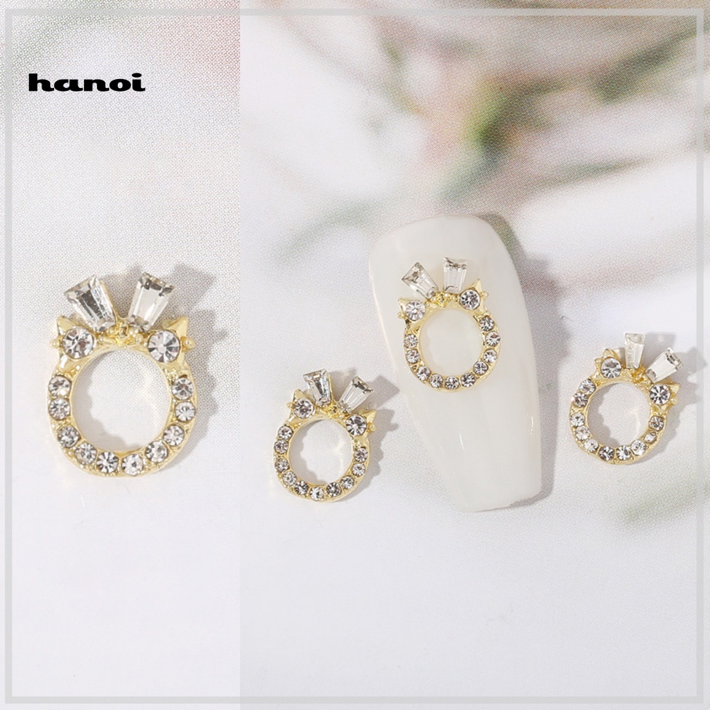 Set 10 Phụ Kiện Trang Trí Móng Tay Nghệ Thuật Ba Chiều Tạo Hiệu Ứng Ánh Kim Hình Bướm Trái Tim Giọt Nước Bằng Hợp Kim DIY