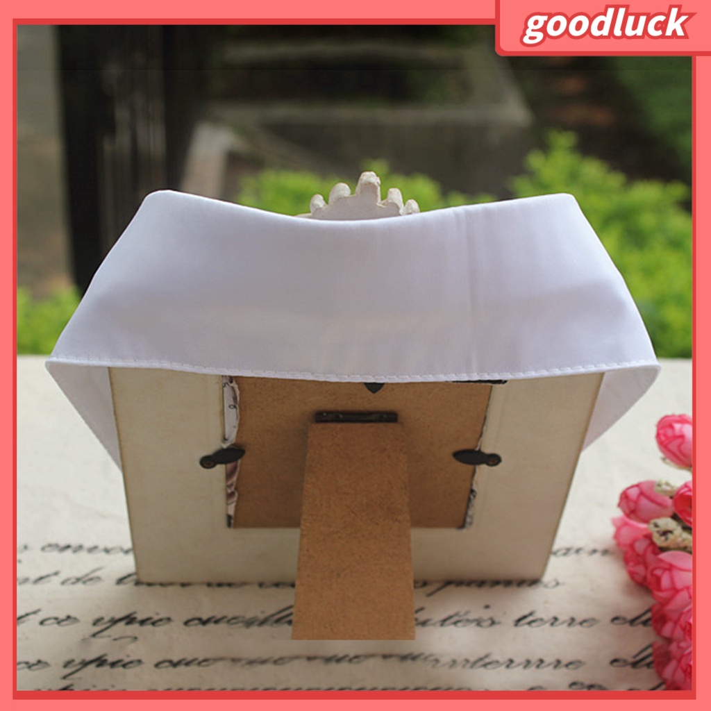 Cổ Áo Sơ Mi Giả Mỏng Màu Trơn Đính Nút Ngọc Trai Nhân Tạo Có Thể Tháo Rời