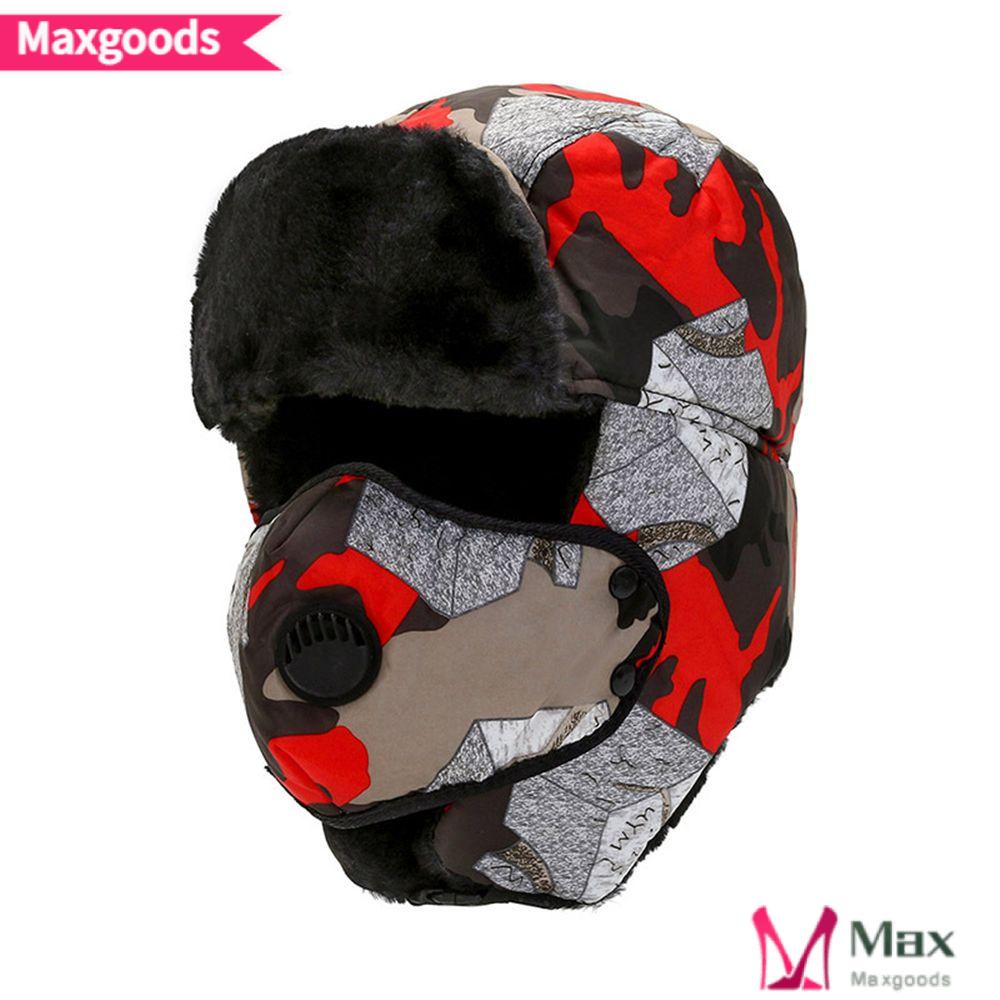 Mũ Bomber Giả Lông Thú Giữ Ấm Tai Cho Nam Nữ