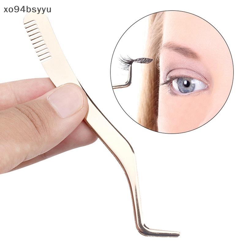 Nhíp Gắn Mi Giả Xo94Bsyu Kèm Lược Tháo Gỡ Tiện Dụng