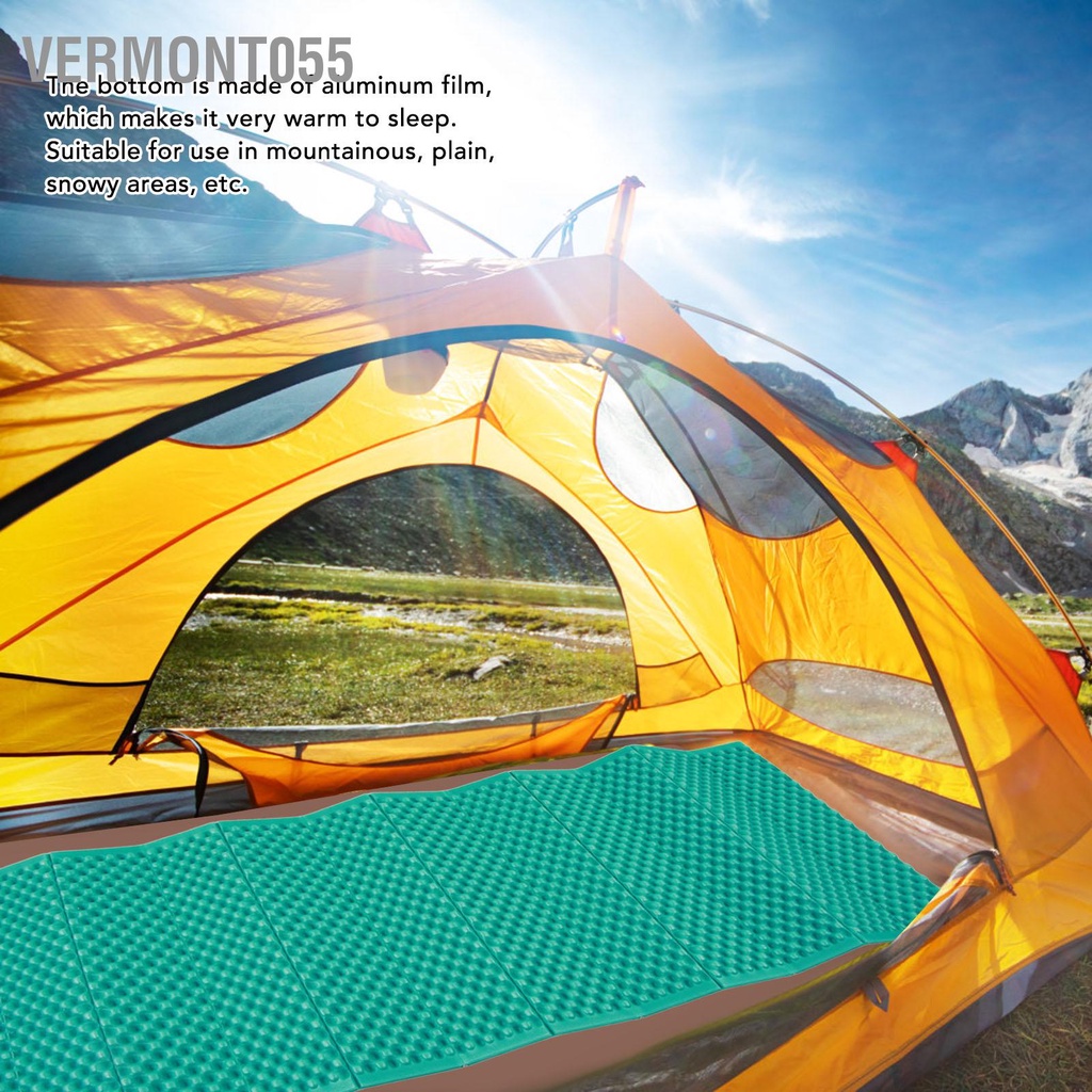 Vermont055 Đệm Ngủ Gấp Thùng Đựng Trứng Hai Mặt 190x61cm Mềm Mại Ấm Áp Thoải Mái Nệm Cho Cắm Trại