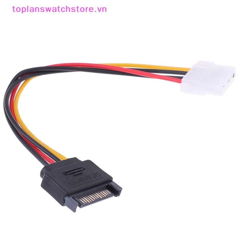 Cáp Nguồn SATA 15 Pin Sang Molex IDE 4 Pin Chuyên Dụng Cho toplanswatchstore SATA