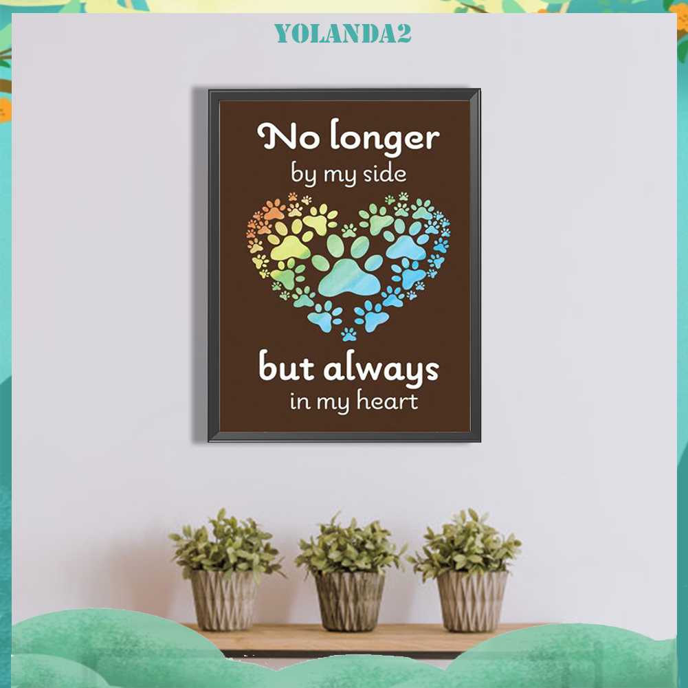 Tranh Đính Đá Kim Cương Toàn Bộ 5D DIY Hình Chữ Cái