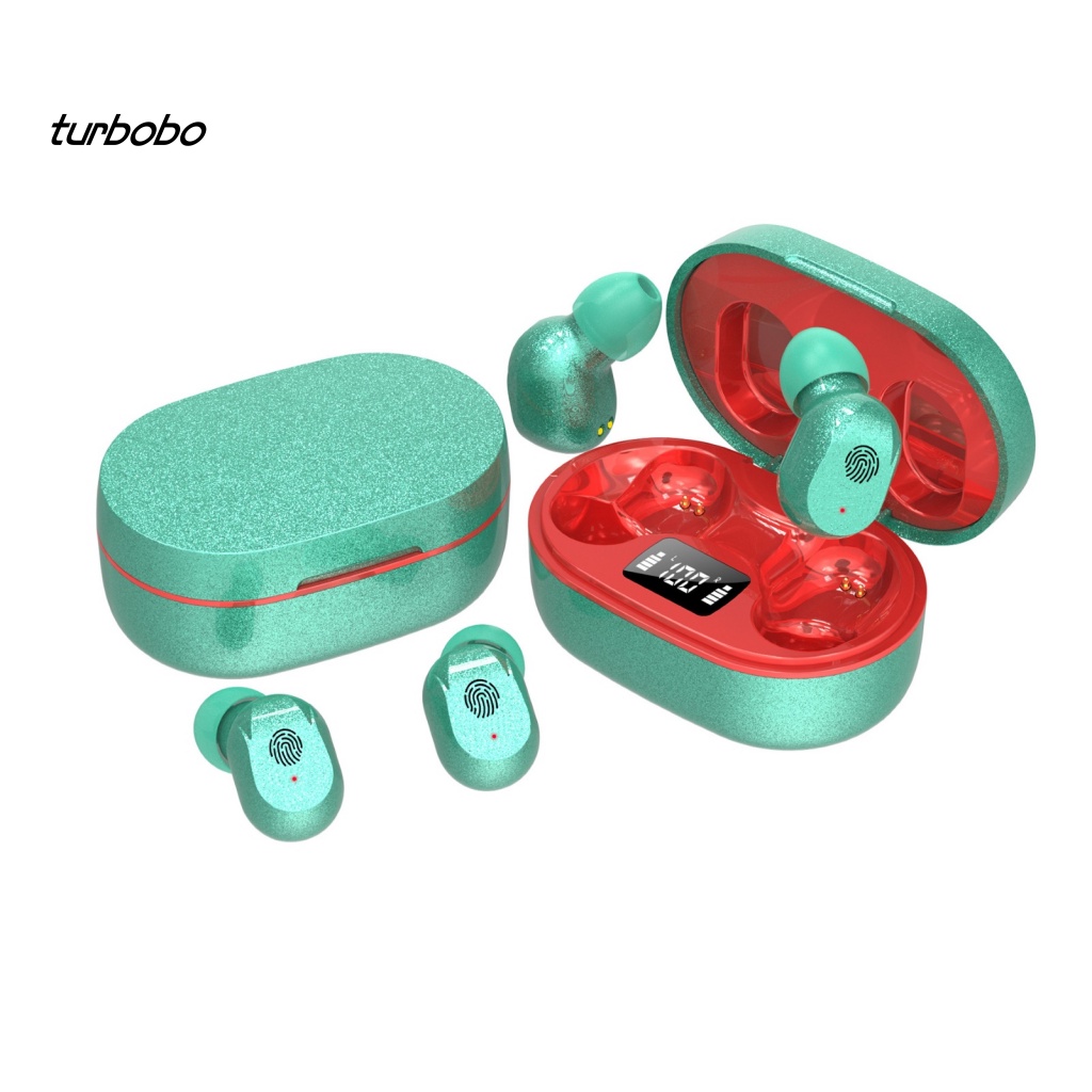 Tai Nghe Thể Thao Không Dây Bluetooth 5.0 Chống Nước IPX5 Màn Hình LED Cảm Ứng Vân Tay Và Phụ Kiện